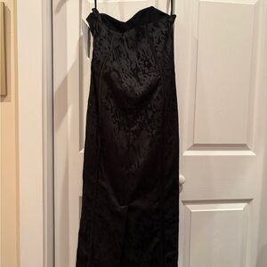Veronica Beard Black Strapless Dress